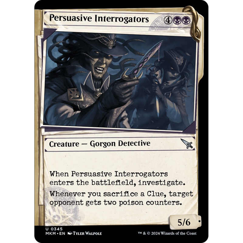 Persuasive Interrogators (MKM-345) - Murders at Karlov Manor: (Showcase)