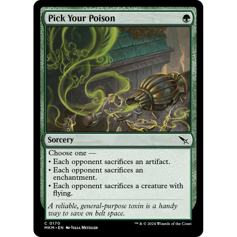 Pick Your Poison (MKM-170) - Murders at Karlov Manor Foil