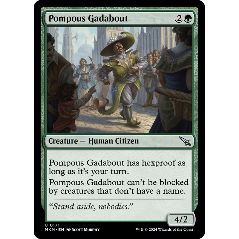 Pompous Gadabout (MKM-171) - Murders at Karlov Manor