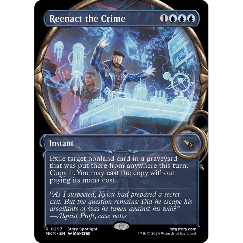 Reenact the Crime (MKM-297) - Murders at Karlov Manor: (Showcase) Foil