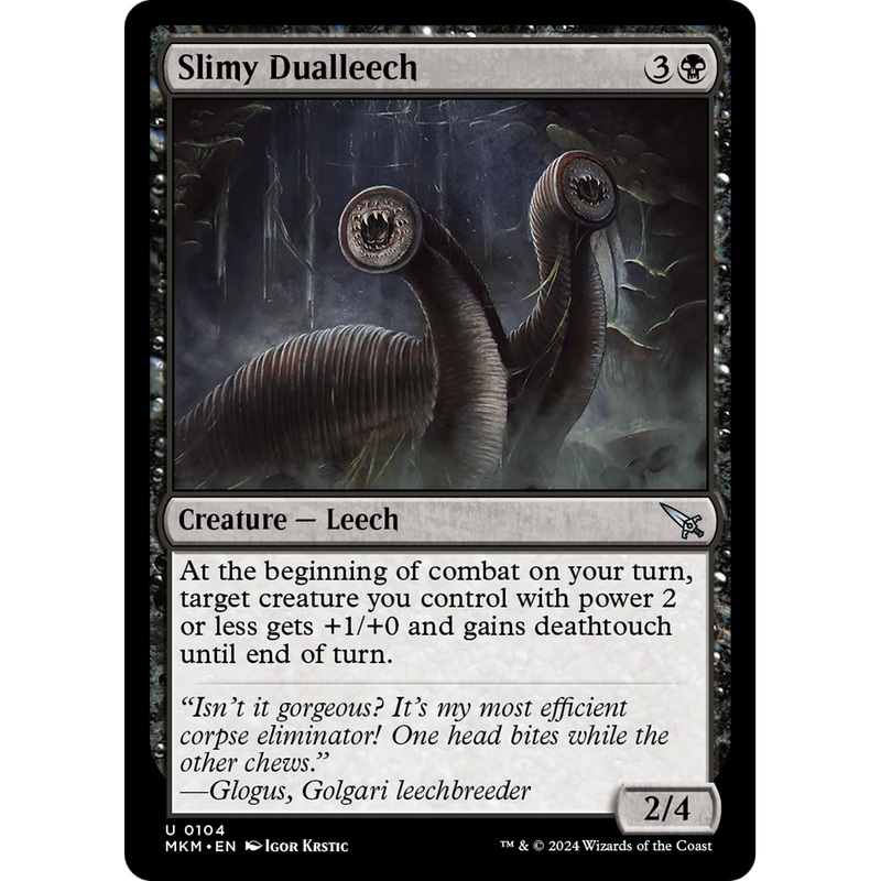 Slimy Dualleech (MKM-104) - Murders at Karlov Manor