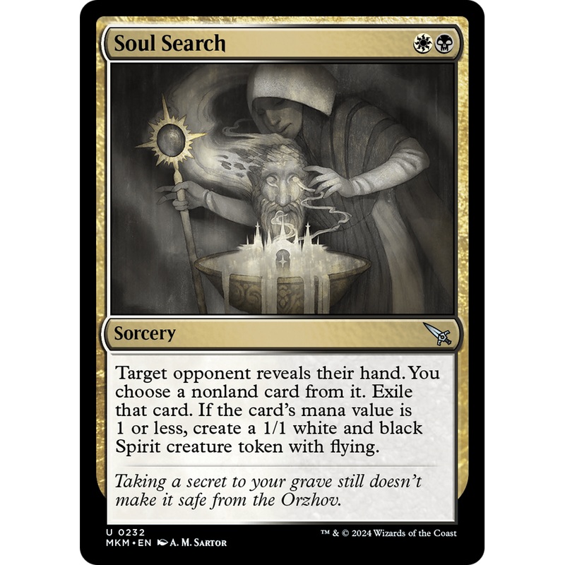 Soul Search (MKM-232) - Murders at Karlov Manor Foil