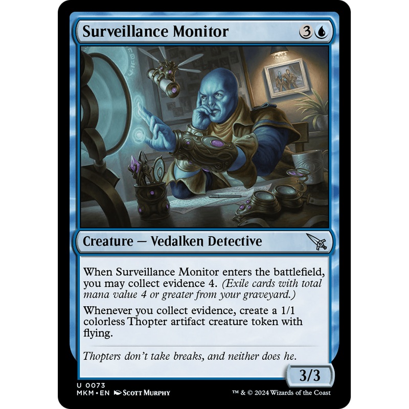 Surveillance Monitor (MKM-073) - Murders at Karlov Manor