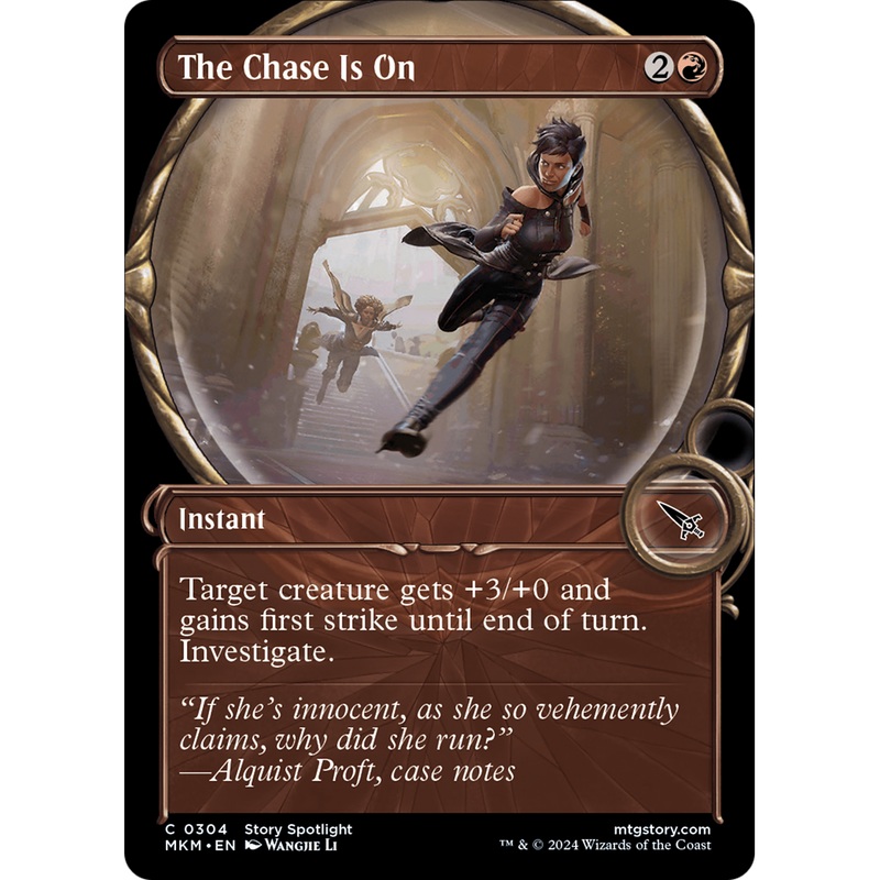 The Chase Is On (MKM-304) - Murders at Karlov Manor: (Showcase) Foil