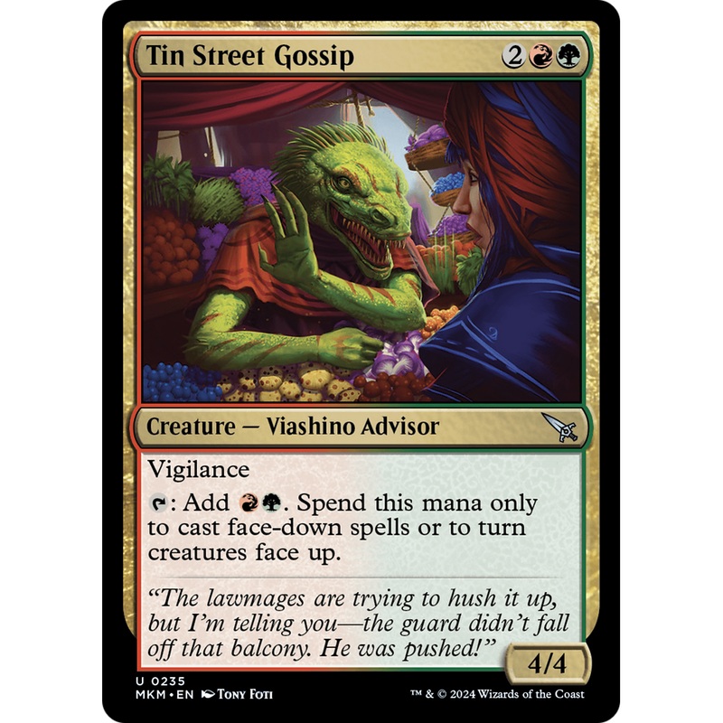 Tin Street Gossip (MKM-235) - Murders at Karlov Manor Foil