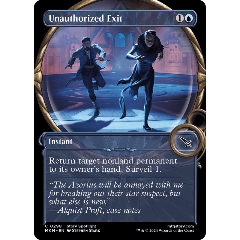 Unauthorized Exit (MKM-298) - Murders at Karlov Manor: (Showcase)