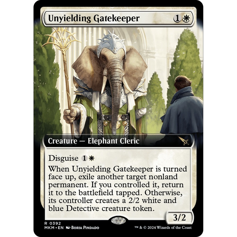Unyielding Gatekeeper (MKM-392) - Murders at Karlov Manor: (Extended Art)