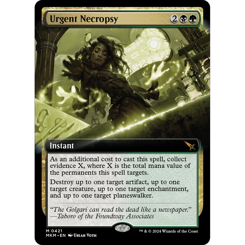 Urgent Necropsy (MKM-421) - Murders at Karlov Manor: (Extended Art) Foil