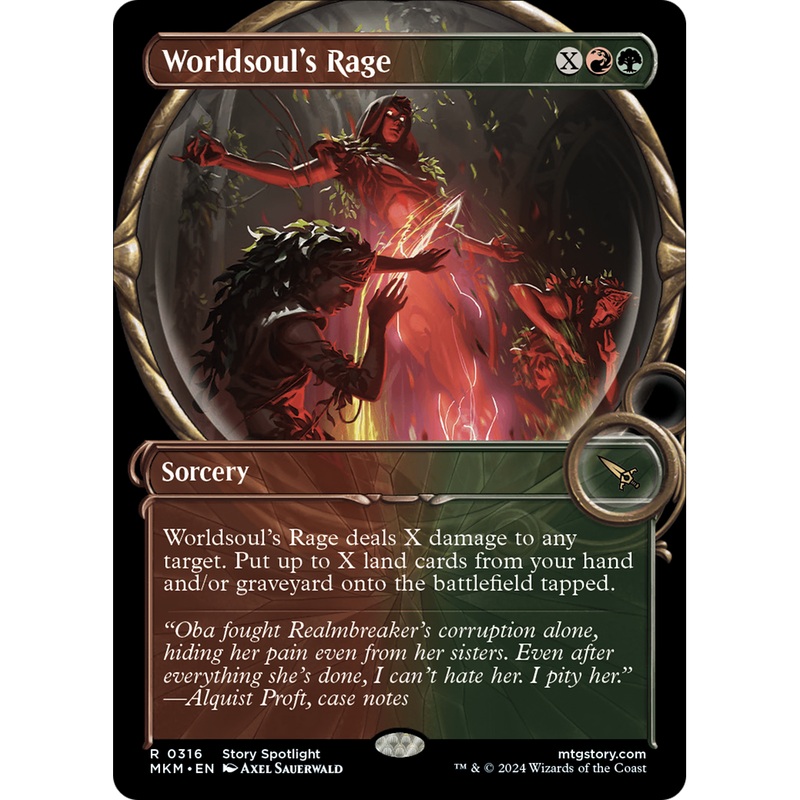 Worldsoul's Rage (MKM-316) - Murders at Karlov Manor: (Showcase)