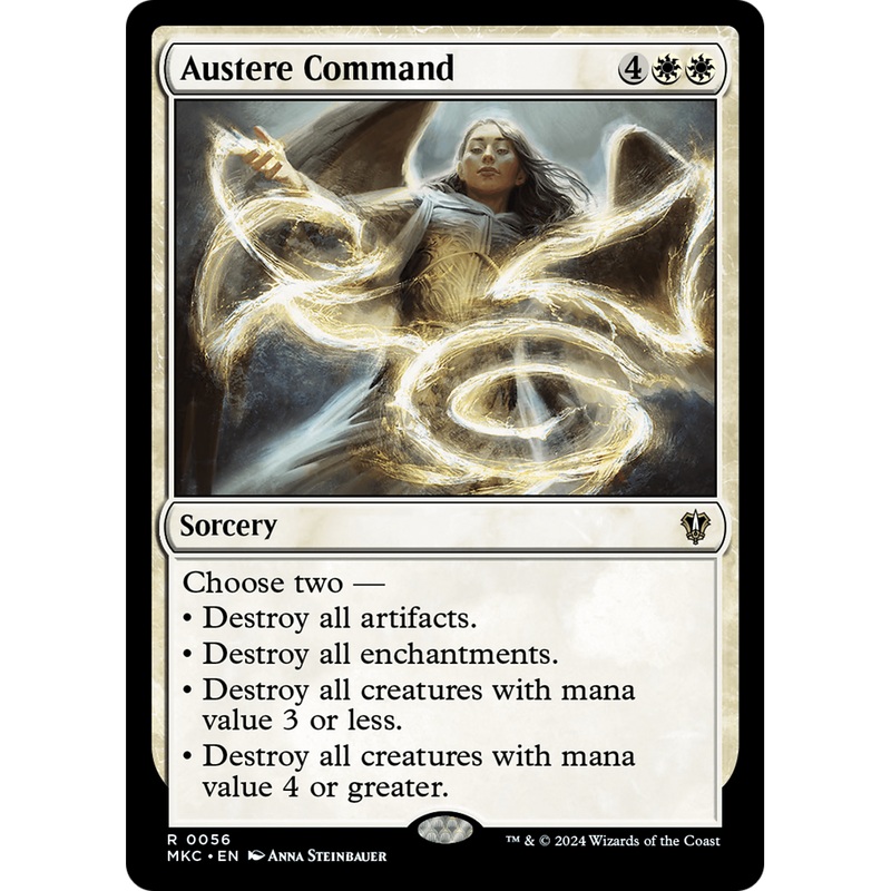 Austere Command (MKC-056) - Murders at Karlov Manor Commander