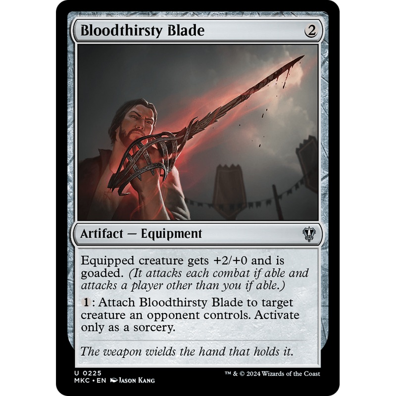 Bloodthirsty Blade (MKC-225) - Murders at Karlov Manor Commander