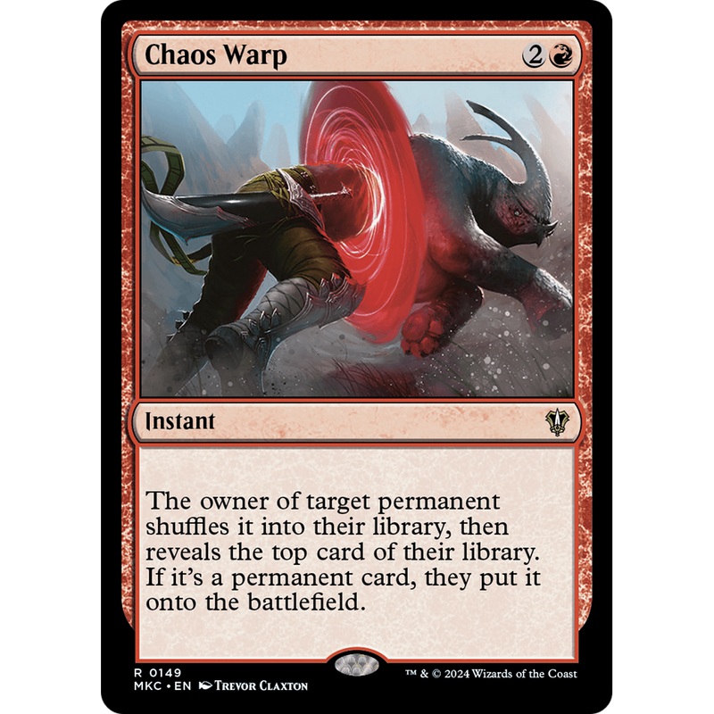 Chaos Warp (MKC-149) - Murders at Karlov Manor Commander