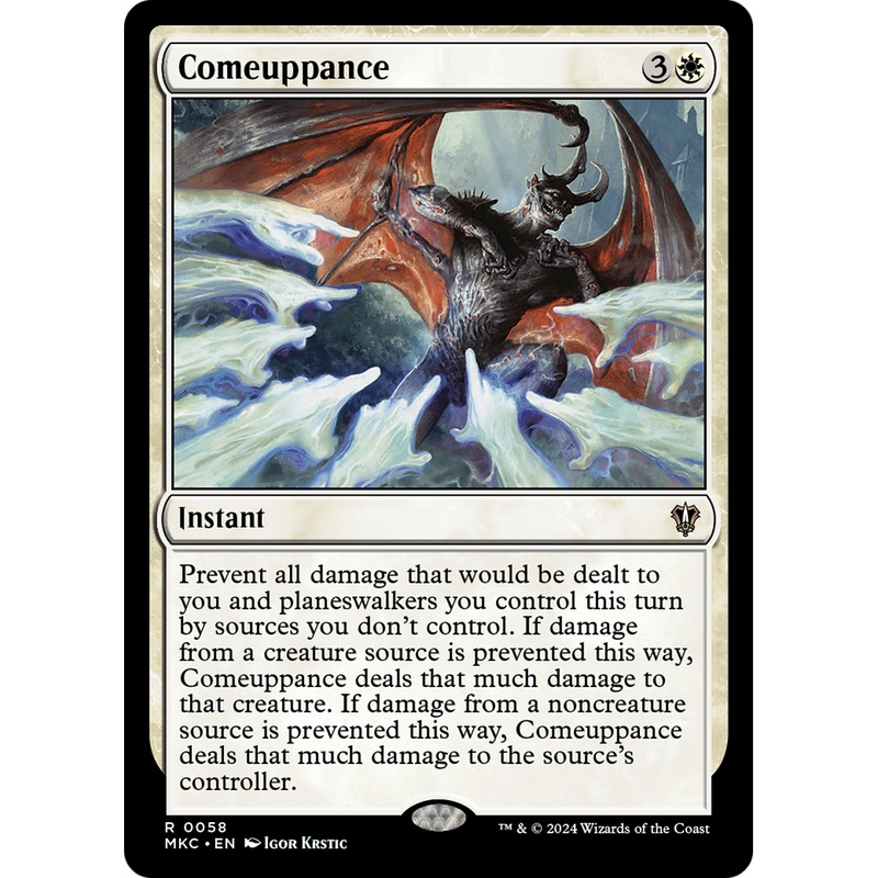 Comeuppance (MKC-058) - Murders at Karlov Manor Commander