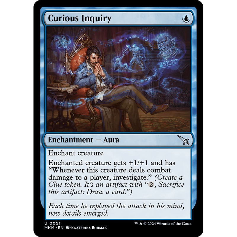 Curious Inquiry (MKM-051) - Murders at Karlov Manor Foil