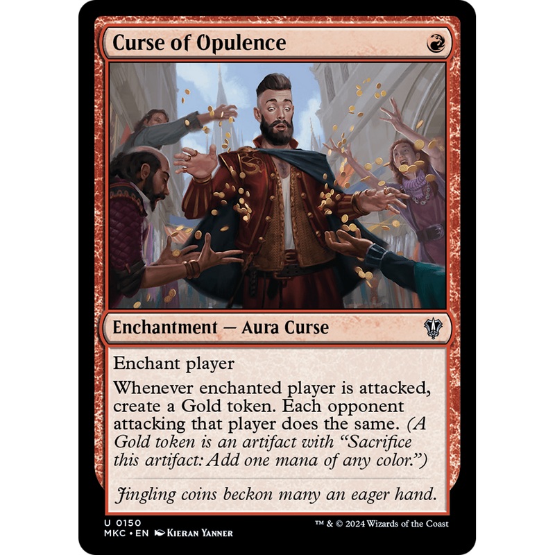 Curse of Opulence (MKC-150) - Murders at Karlov Manor Commander