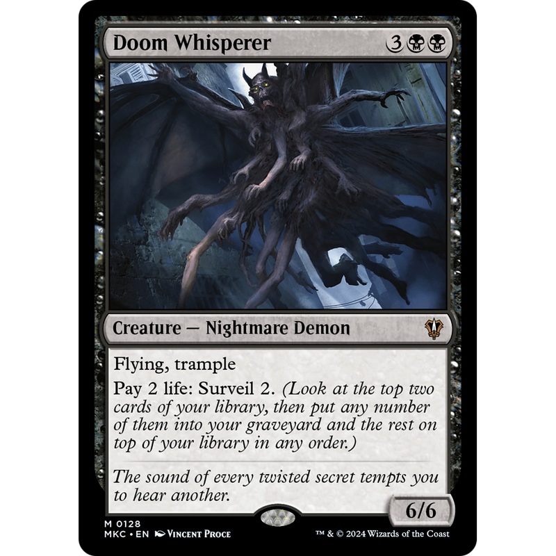 Doom Whisperer (MKC-128) - Murders at Karlov Manor Commander