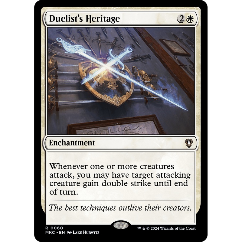 Duelist's Heritage (MKC-060) - Murders at Karlov Manor Commander