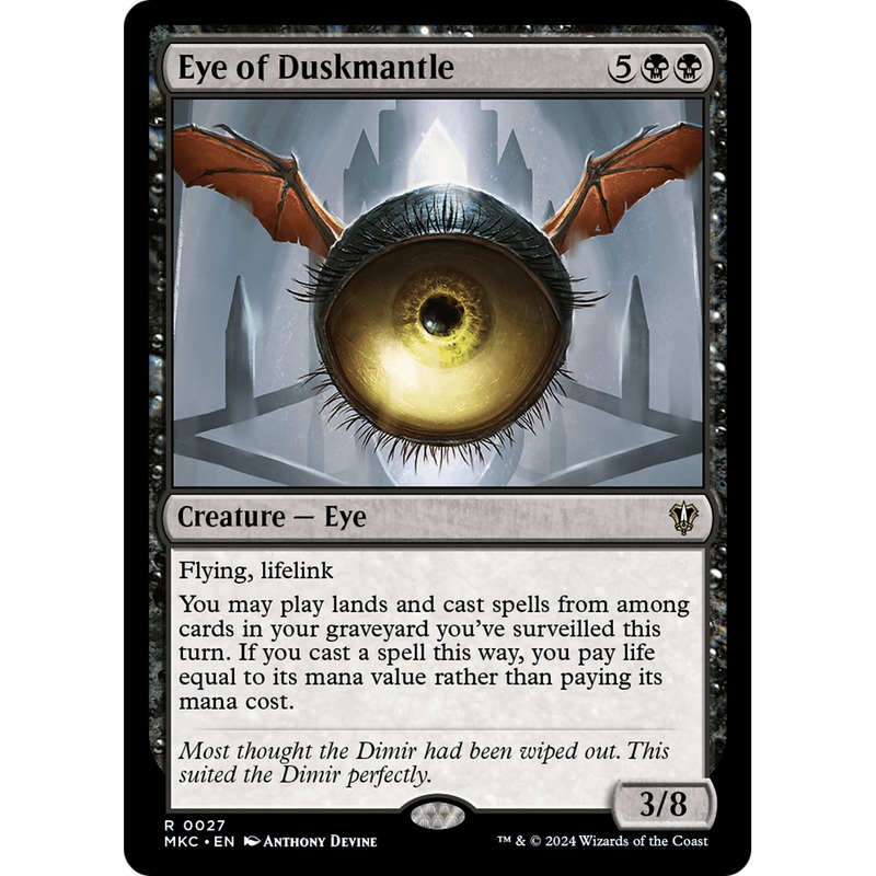 Eye of Duskmantle (MKC-027) - Murders at Karlov Manor Commander