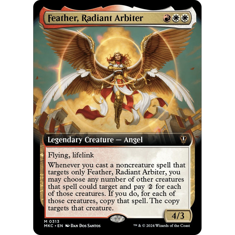 Feather, Radiant Arbiter (MKC-313) - Murders at Karlov Manor Commander: (Extended Art)