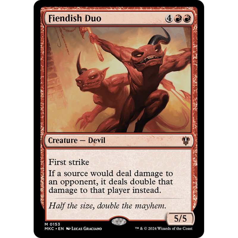 Fiendish Duo (MKC-153) - Murders at Karlov Manor Commander
