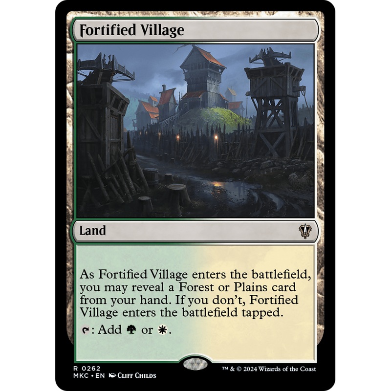 Fortified Village (MKC-262) - Murders at Karlov Manor Commander