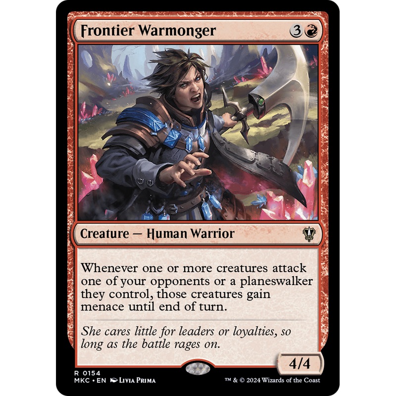 Frontier Warmonger (MKC-154) - Murders at Karlov Manor Commander