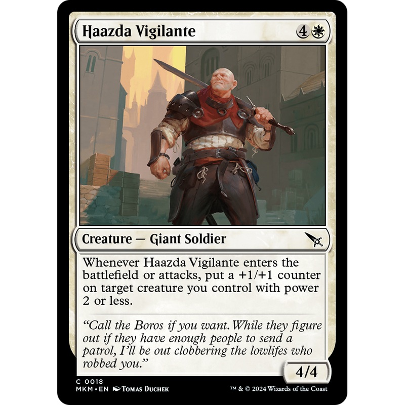 Haazda Vigilante (MKM-018) - Murders at Karlov Manor Foil
