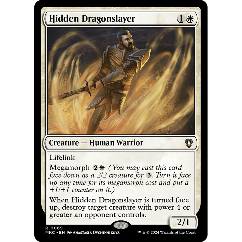 Hidden Dragonslayer (MKC-069) - Murders at Karlov Manor Commander