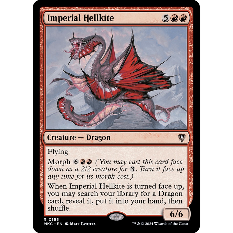 Imperial Hellkite (MKC-155) - Murders at Karlov Manor Commander