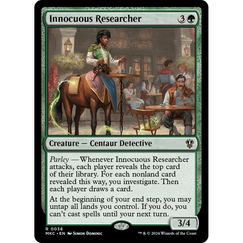 Innocuous Researcher (MKC-038) - Murders at Karlov Manor Commander