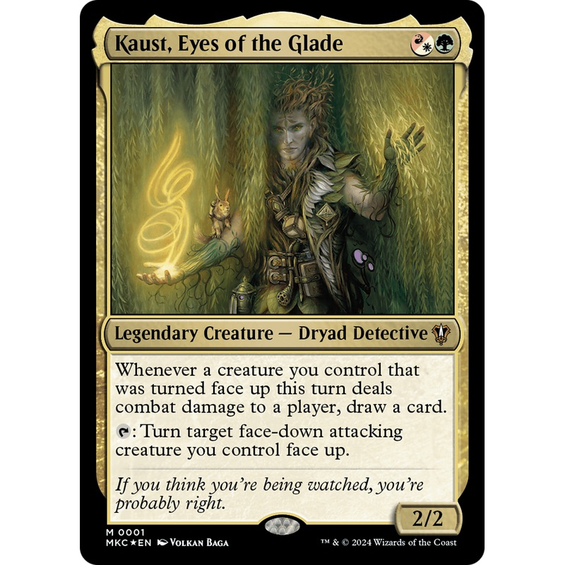 Kaust, Eyes of the Glade (MKC-001) - Murders at Karlov Manor Commander Foil