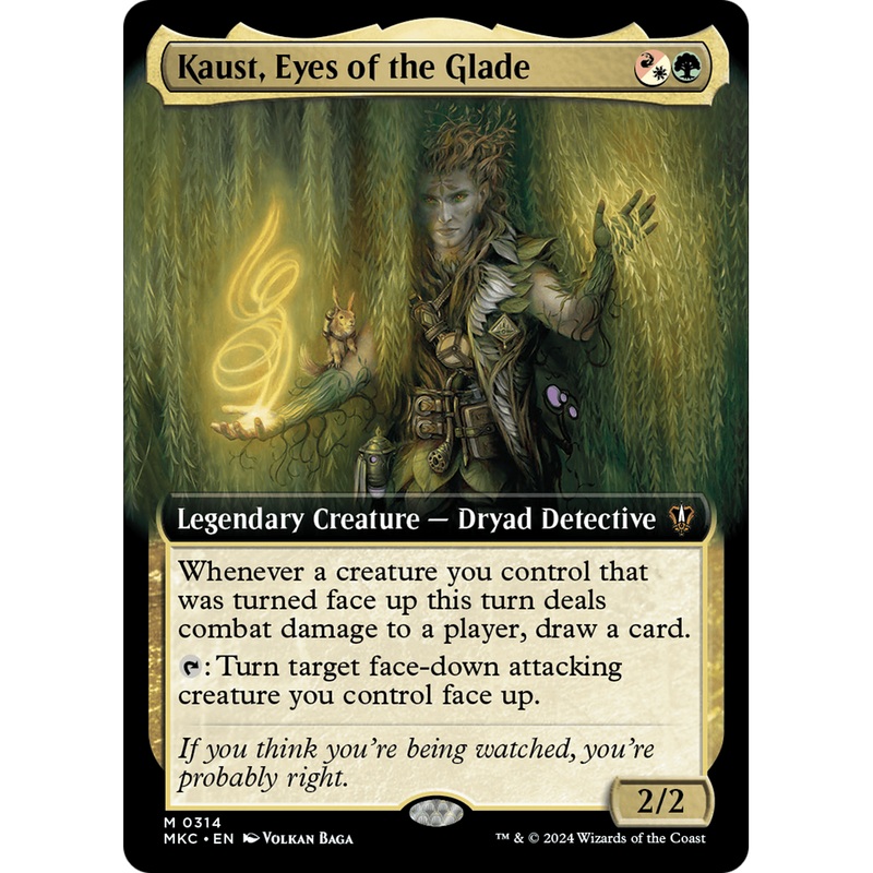Kaust, Eyes of the Glade (MKC-314) - Murders at Karlov Manor Commander: (Extended Art)