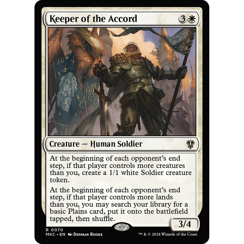 Keeper of the Accord (MKC-070) - Murders at Karlov Manor Commander
