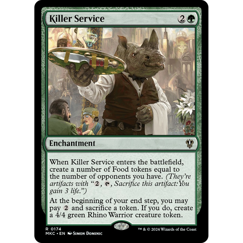 Killer Service (MKC-174) - Murders at Karlov Manor Commander