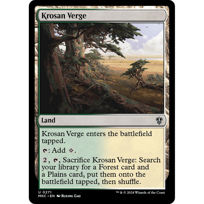 Krosan Verge (MKC-271) - Murders at Karlov Manor Commander