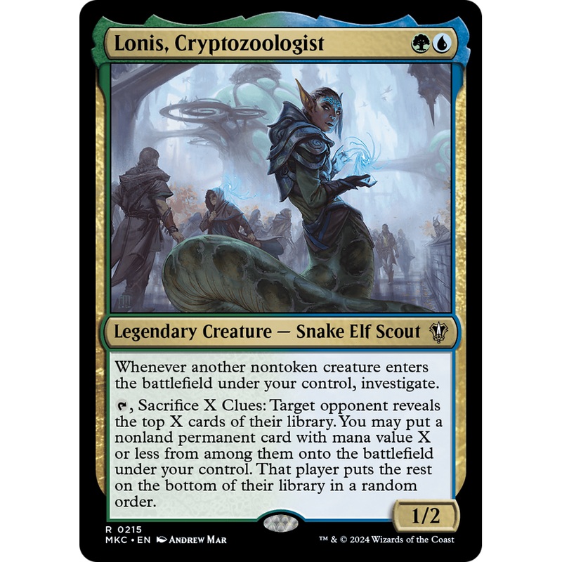 Lonis, Cryptozoologist (MKC-215) - Murders at Karlov Manor Commander