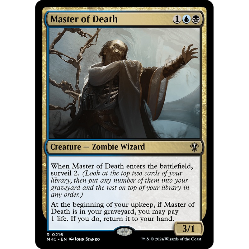 Master of Death (MKC-216) - Murders at Karlov Manor Commander