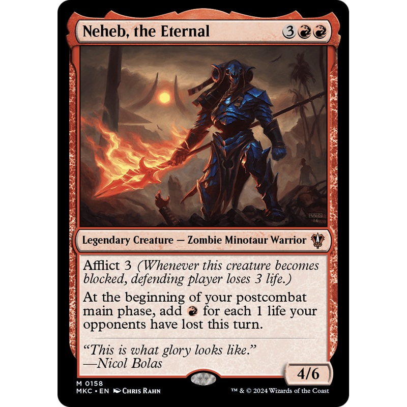 Neheb, the Eternal (MKC-158) - Murders at Karlov Manor Commander