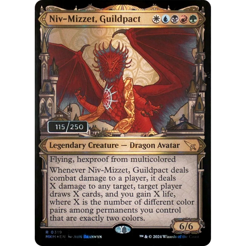 Niv-Mizzet, Guildpact (MKM-319Z) - Murders at Karlov Manor Foil