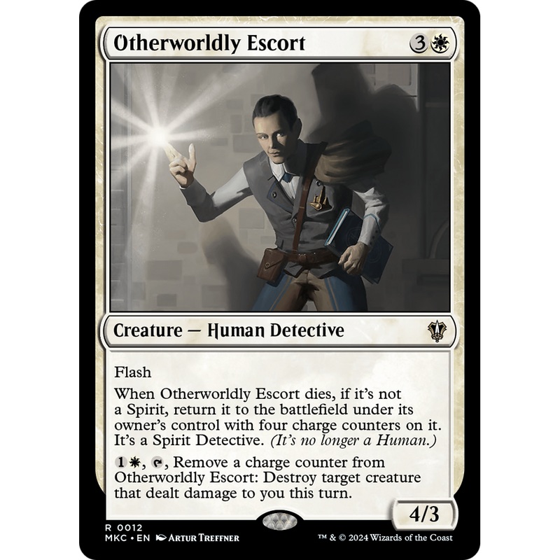 Otherworldly Escort (MKC-012) - Murders at Karlov Manor Commander