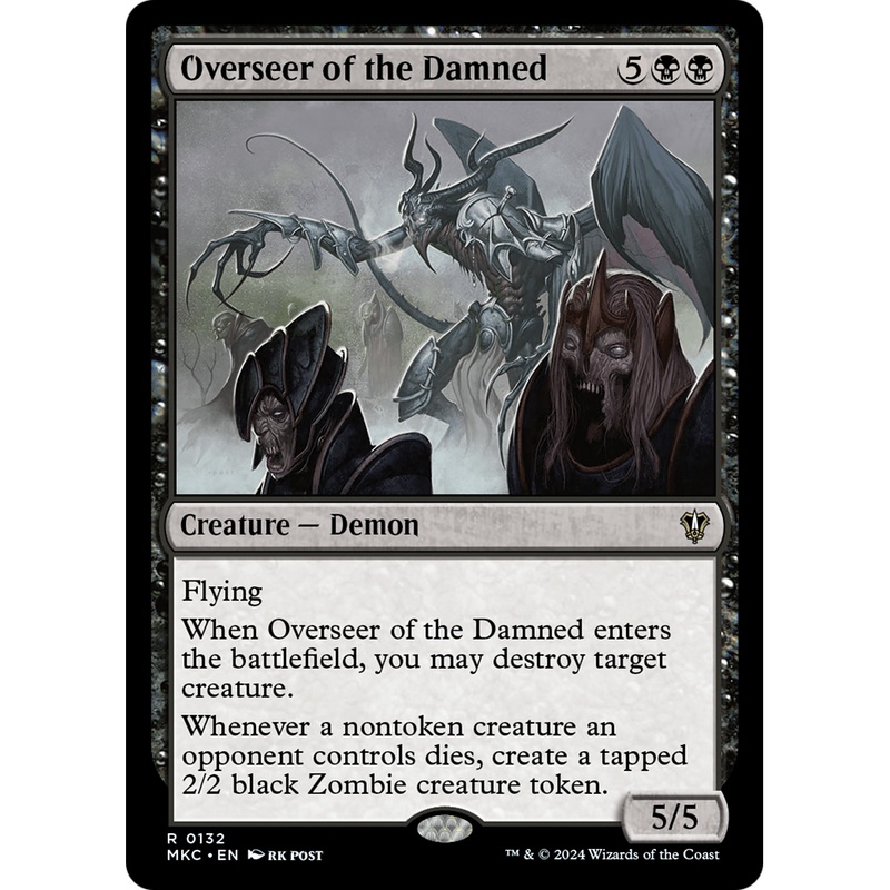 Overseer of the Damned (MKC-132) - Murders at Karlov Manor Commander