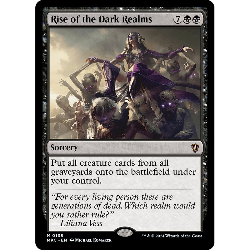 Rise of the Dark Realms (MKC-138) - Murders at Karlov Manor Commander