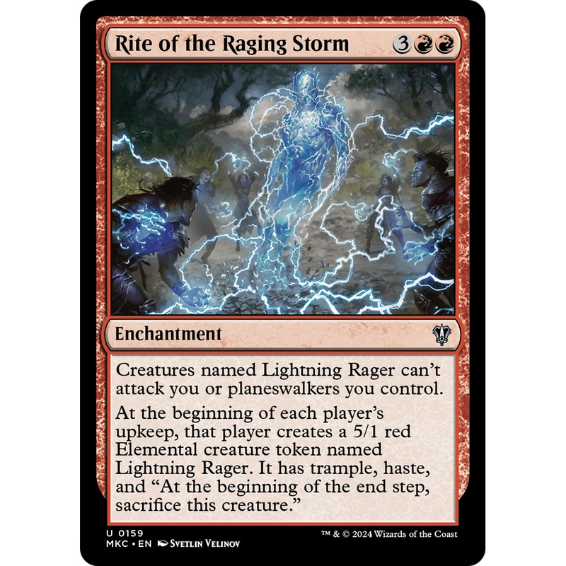 Rite of the Raging Storm (MKC-159) - Murders at Karlov Manor Commander