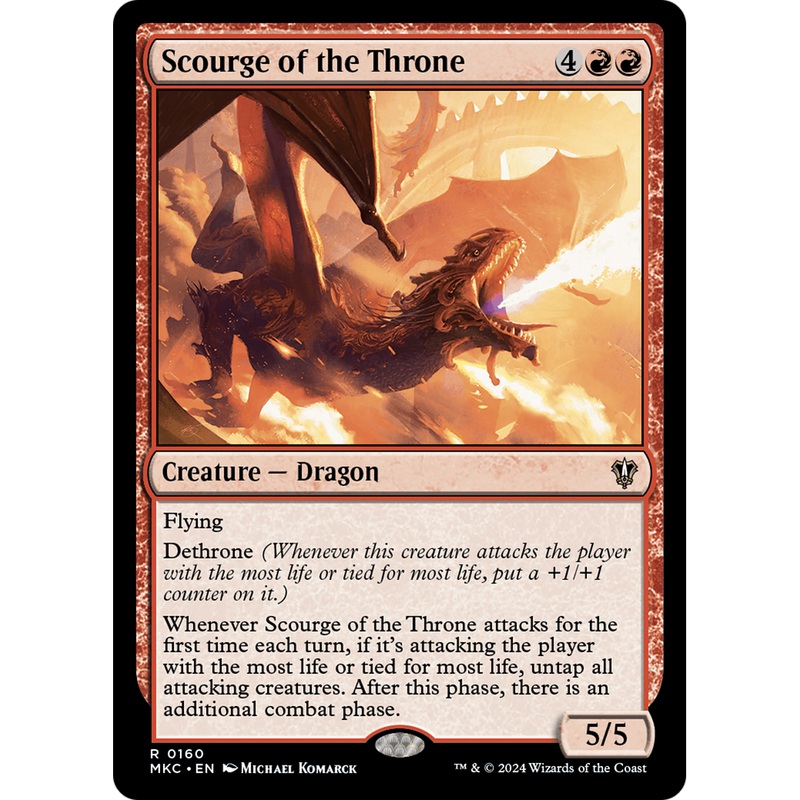 Scourge of the Throne (MKC-160) - Murders at Karlov Manor Commander
