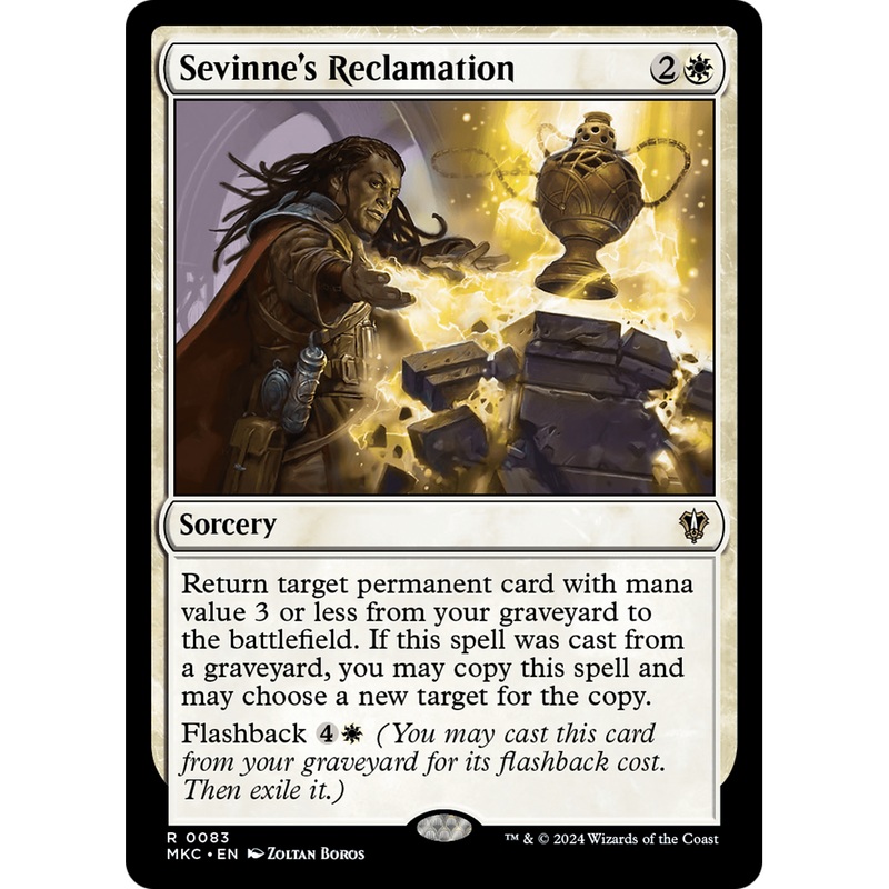 Sevinne's Reclamation (MKC-083) - Murders at Karlov Manor Commander