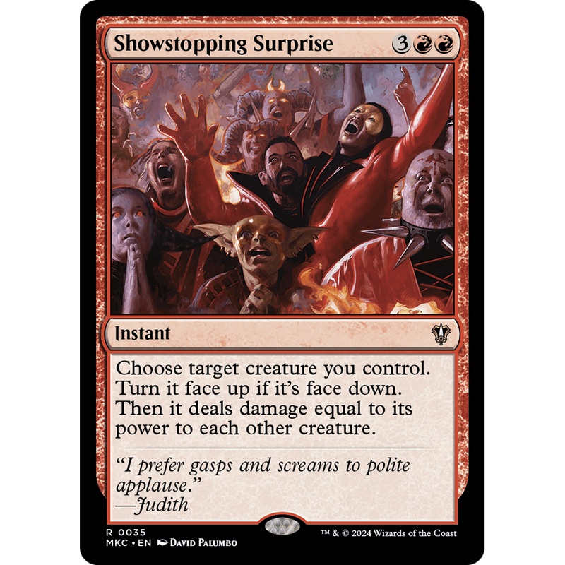 Showstopping Surprise (MKC-035) - Murders at Karlov Manor Commander