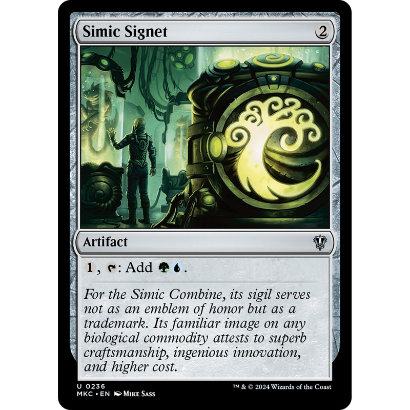 Simic Signet (MKC-236) - Murders at Karlov Manor Commander