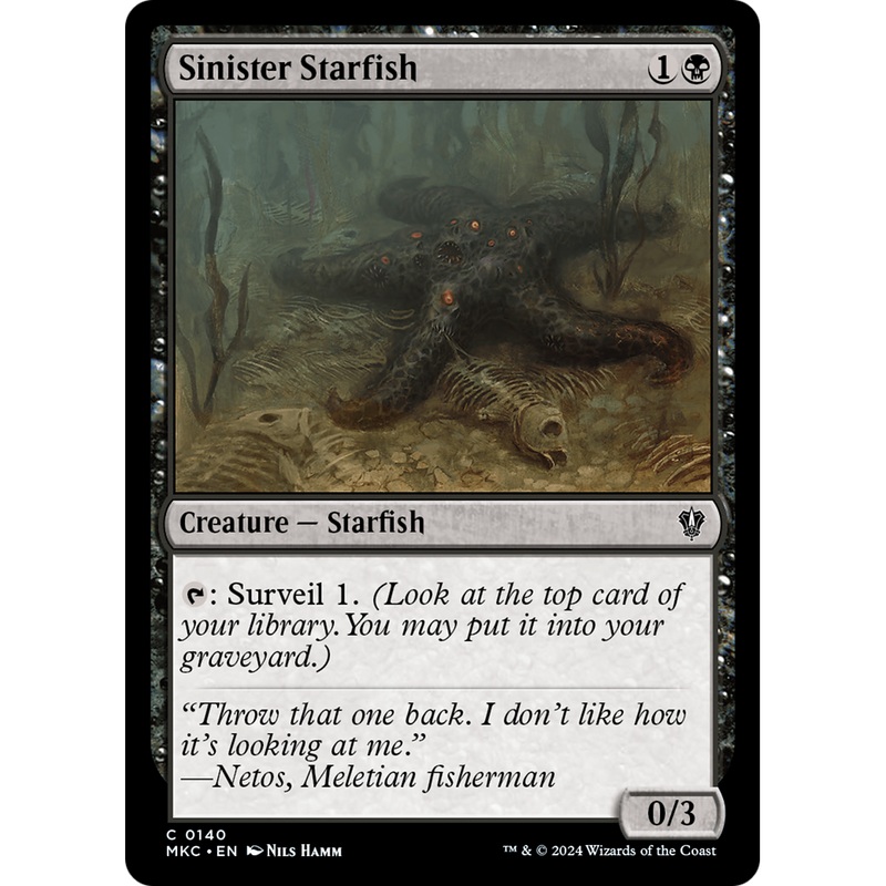 Sinister Starfish (MKC-140) - Murders at Karlov Manor Commander