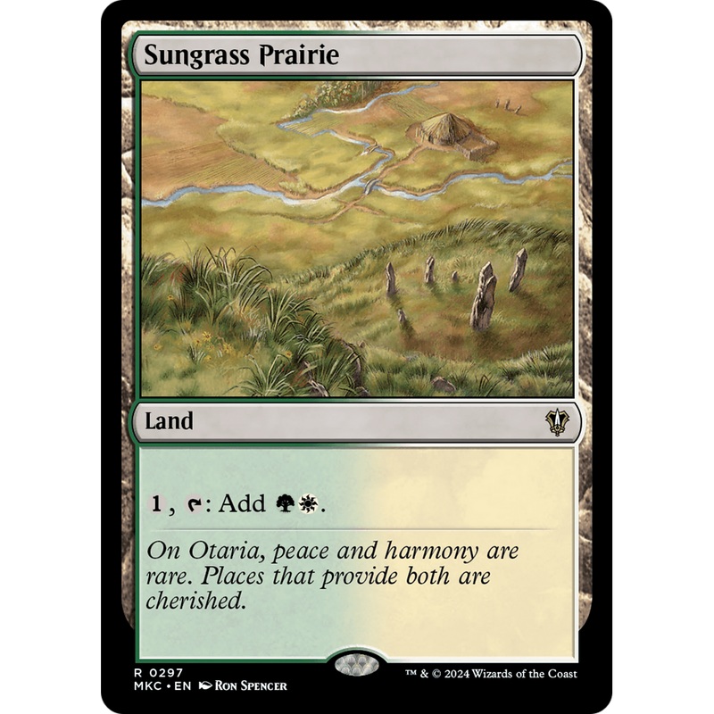 Sungrass Prairie (MKC-297) - Murders at Karlov Manor Commander