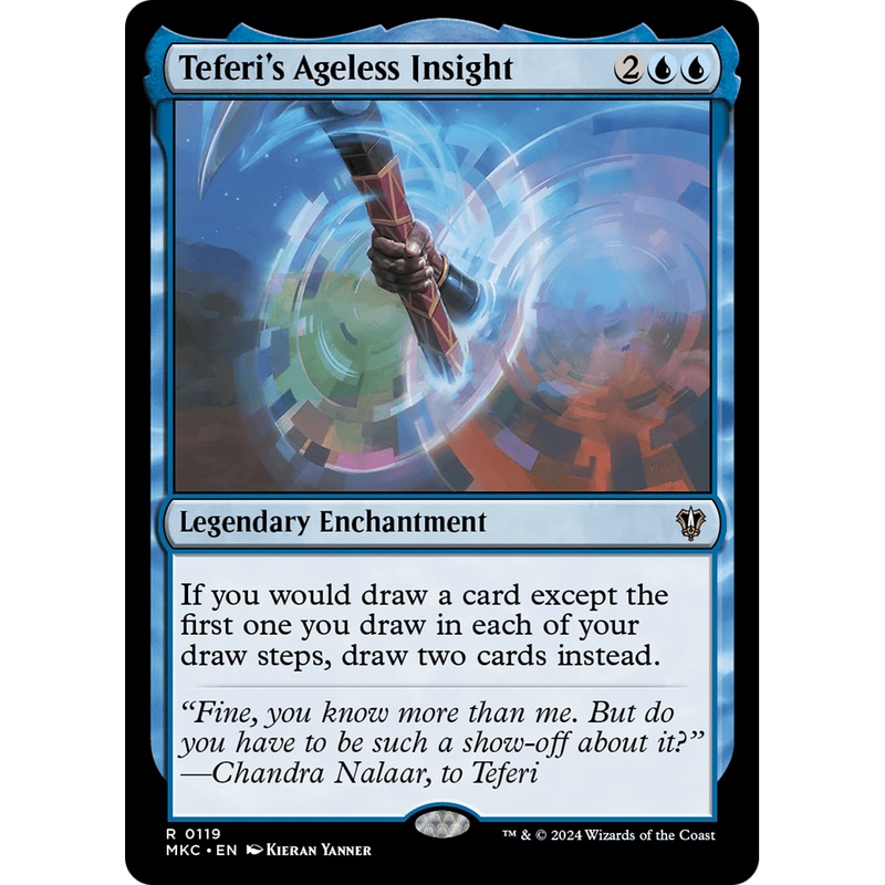 Teferi's Ageless Insight (MKC-119) - Murders at Karlov Manor Commander